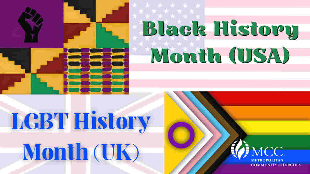 Black History LGBT History logos