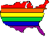 Pride colors USA